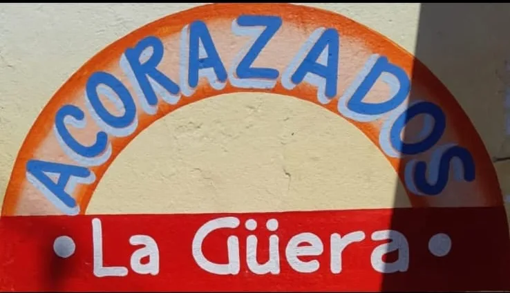 Letrero de Acorazados La Güera